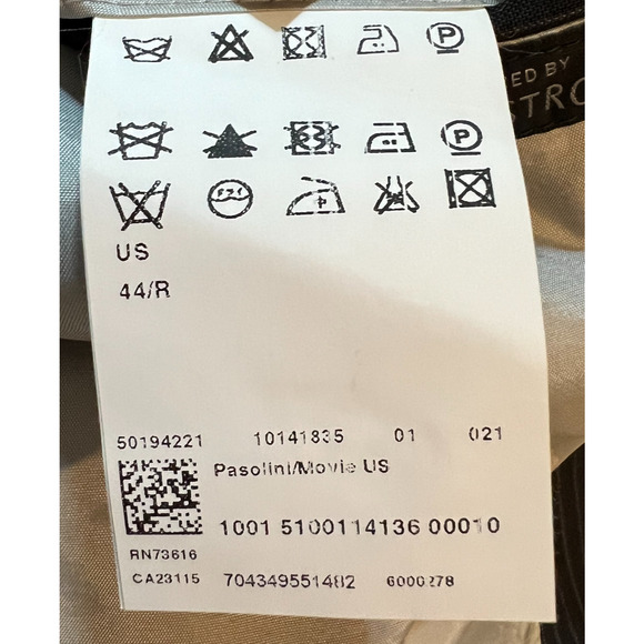 Hugo Boss Suit Jacket Mens Size 44R Gray Pinstripe Wool Single Breasted Pockets - Picture 3 of 14